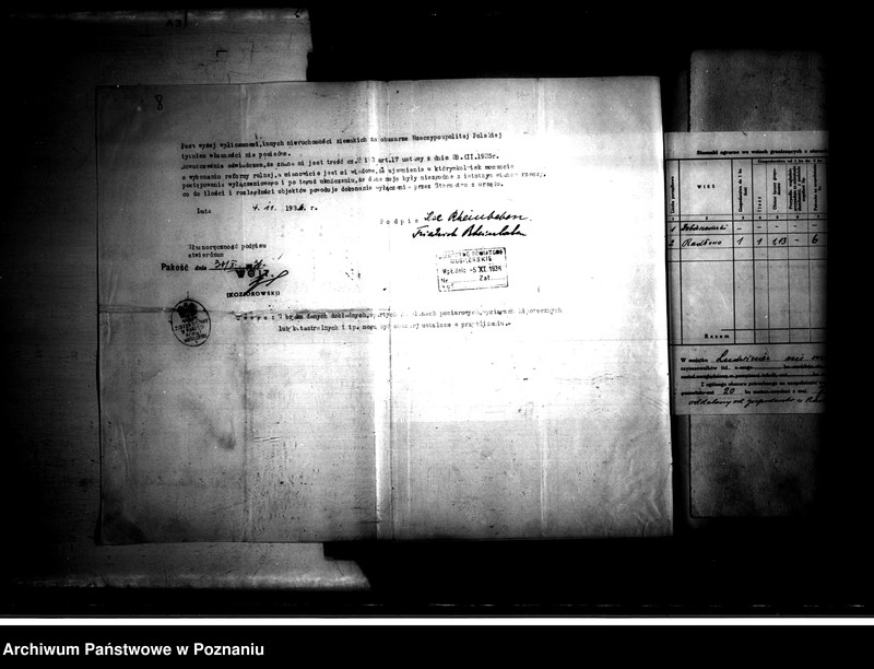 Obraz 13 z jednostki "Majątek Jankowo /Ludwiniec/ powiatu mogileńskiego wyłączenie z art. 5 ustawy o wykonaniu reformy rolnej"