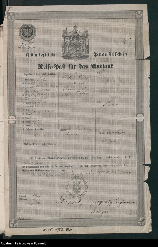 Obraz 7 z jednostki "A. betr. den Johann Taczanowski, Gutsbesitzer - Sohn"