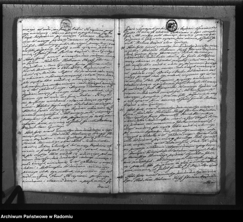 image.from.unit.number "Księga akt cywilnych gminy Głowaczew na rok 1818"