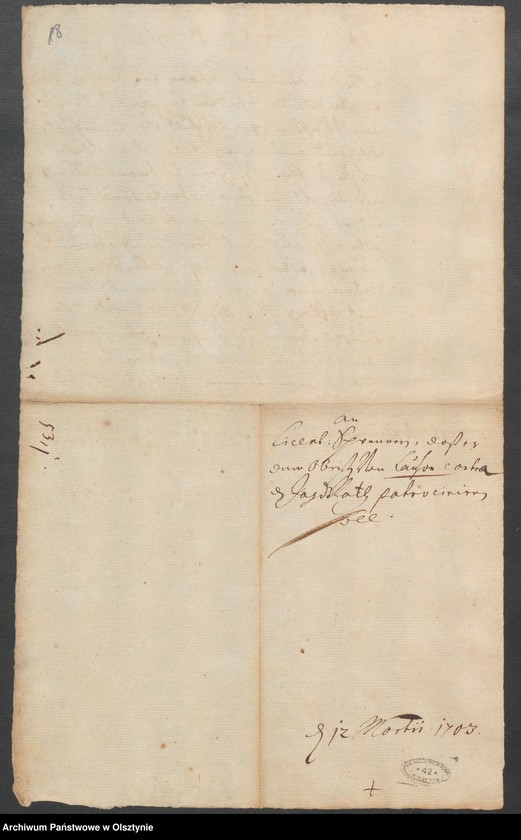 image.from.unit.number "V. [von] Lauson [Johannes Jacobus de Lauson - indygenat]"