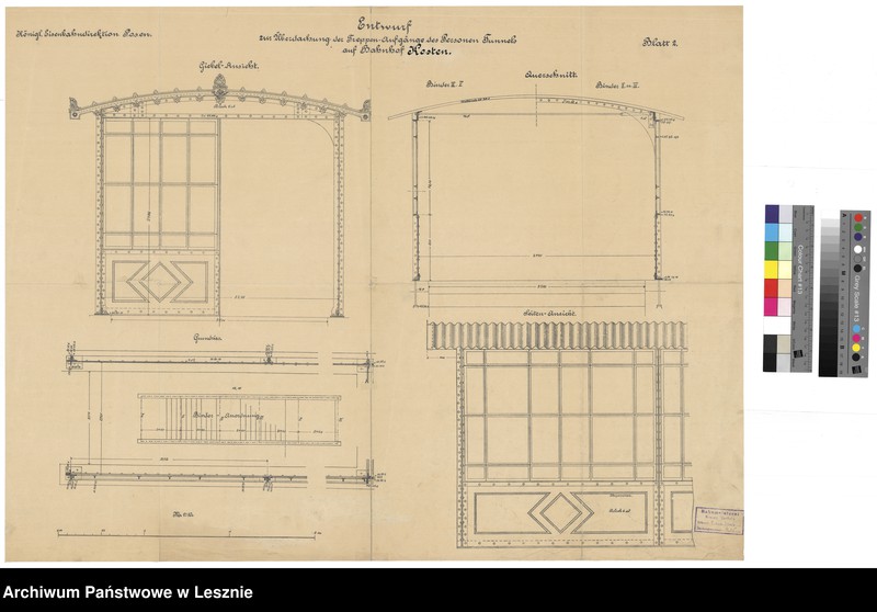 Obraz 4 z jednostki "Kościan miasto. Stacja kolejowa."