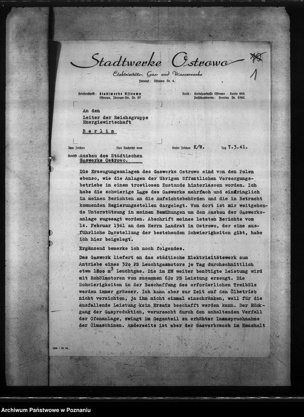 Obraz 5 z jednostki "Gaswerk - Ostrowo (Ostrów Wielkopolski)"