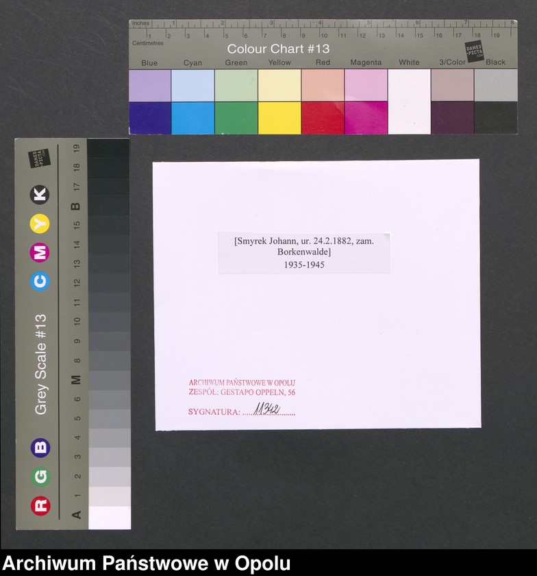 Obraz 2 z jednostki "[Smyrek Johann, ur. 24.2.1882, zam. Borkenwalde]"