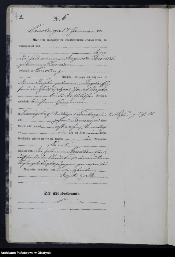 image.from.unit.number "Geburts-Haupt-Register Nr 1 - 127"