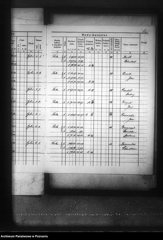 Obraz 20 z jednostki "Ostateczny rejestr pomiarowy majątku Trzebień i Wudzynek powiatu bydgoskiego"