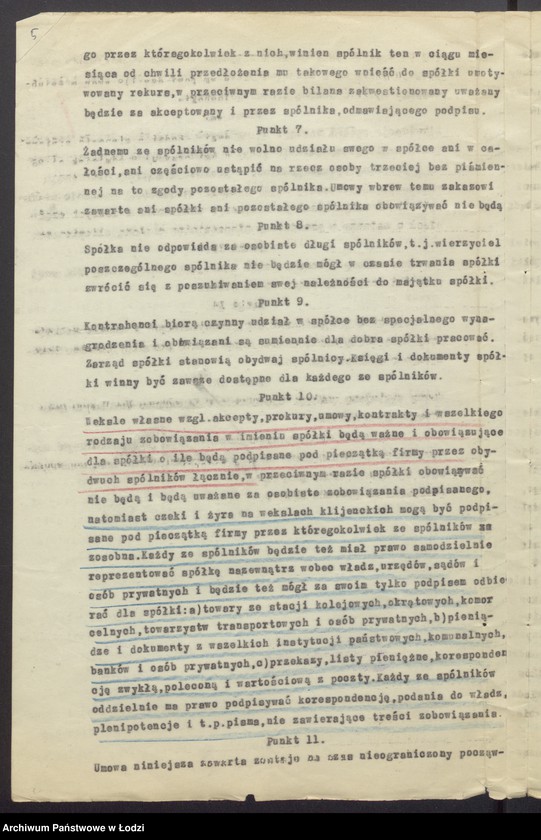 Obraz 7 z jednostki "Szymon Wajnberg, Mojsze – Icchok Wajnberg – wyrób towarów włokienniczych i skręcalni"