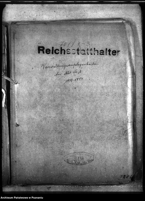 Obraz 4 z jednostki "Verwaltungsangelegenheiten der Abteilung VII A."