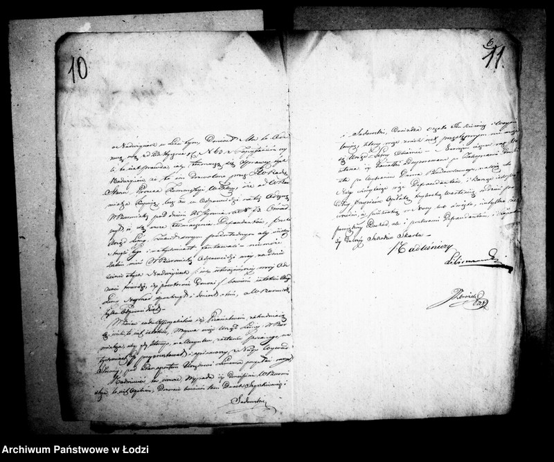 Obraz 11 z jednostki "Akta ławnika czynnego osady fabrycznej Łódka tyczące się defraudacji leśnych"