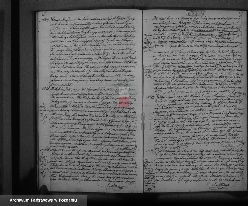 Obraz 16 z jednostki "Księga urodzeń, małżeństw i zgonu"