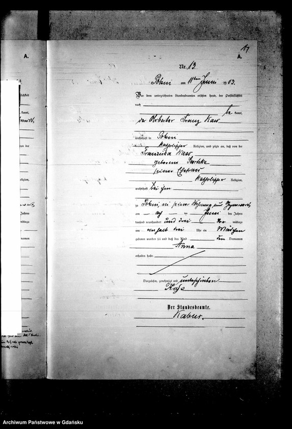 Obraz 18 z jednostki "Księga urodzeń"