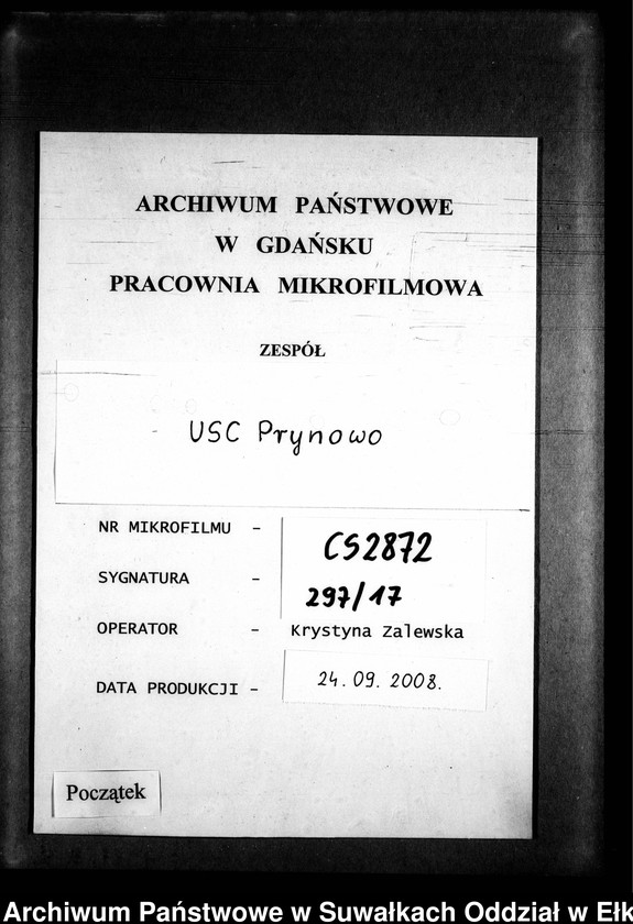 image.from.unit.number "Sterbe-Neben-Register des Preussischen Standes-Amtes Prinowen Kreis Angerburg"