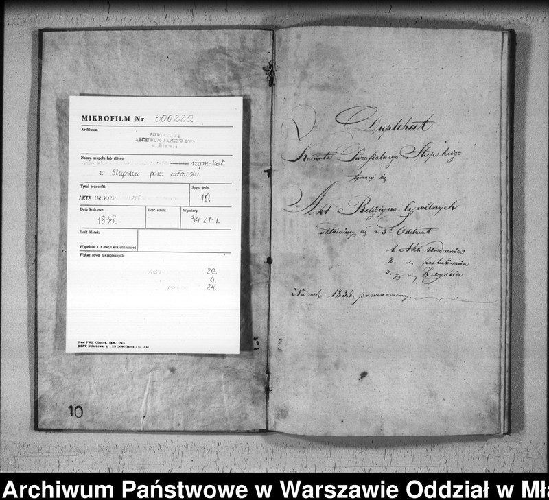 image.from.unit.number "Akta urodzeń, małżeństw i zgonów"