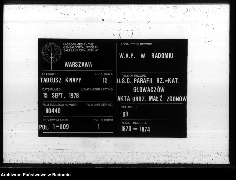 image.from.unit.number "[Duplikat akt urodzonych, zaślubionych i zmarłych parafii Głowaczó na 1873 r.]"