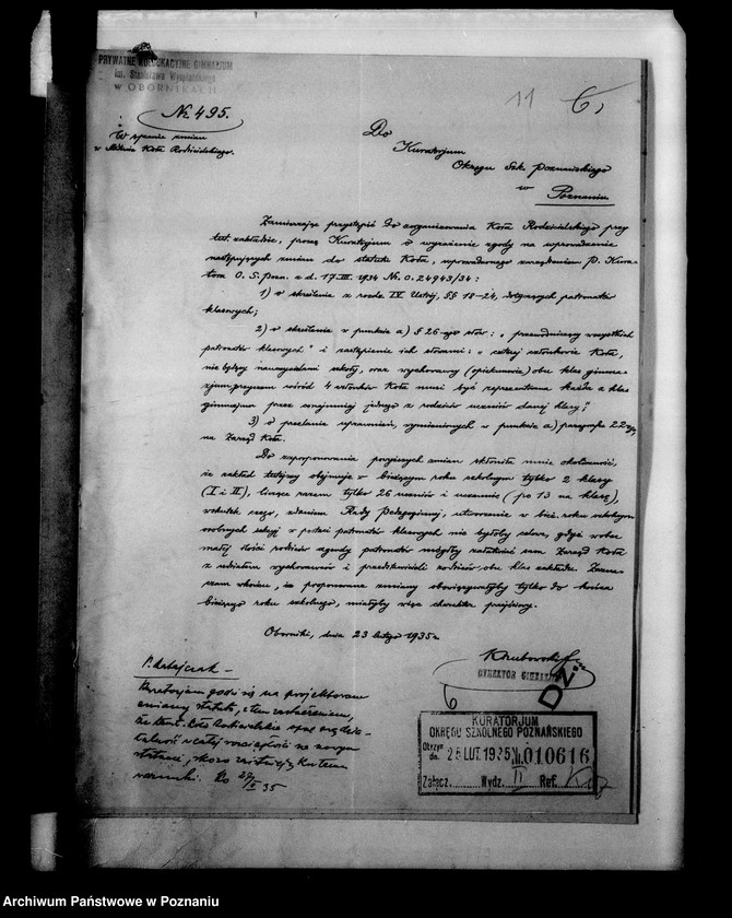 Obraz 14 z jednostki "Prywatne Gimnazjum Koedukacyjne- Oborniki"