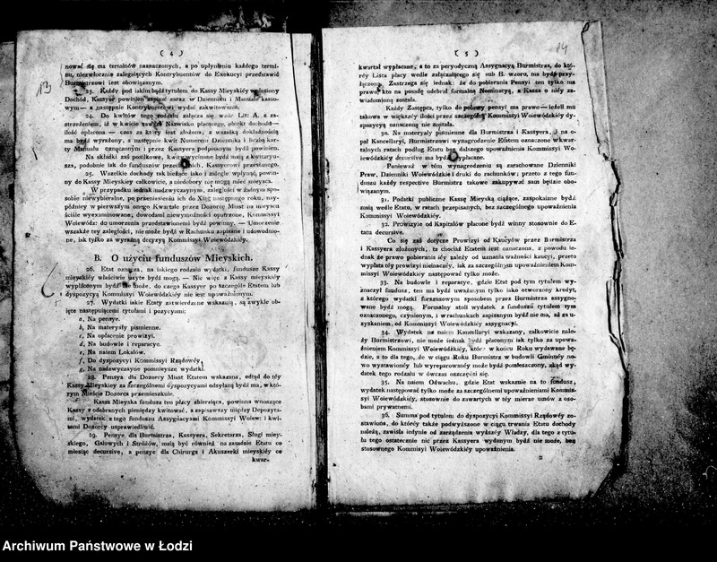 Obraz 13 z jednostki "Akta tyczące się różnych korespondencyj z władzami wyższymi"