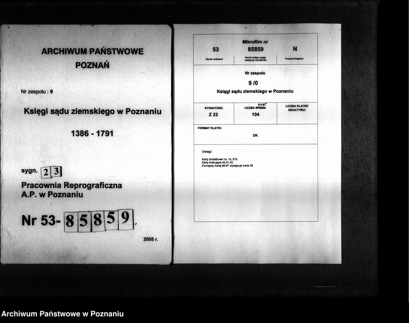 Obraz 1 z jednostki "Resignationes ,inscriptiones, relationes, decreta [protocollon]"