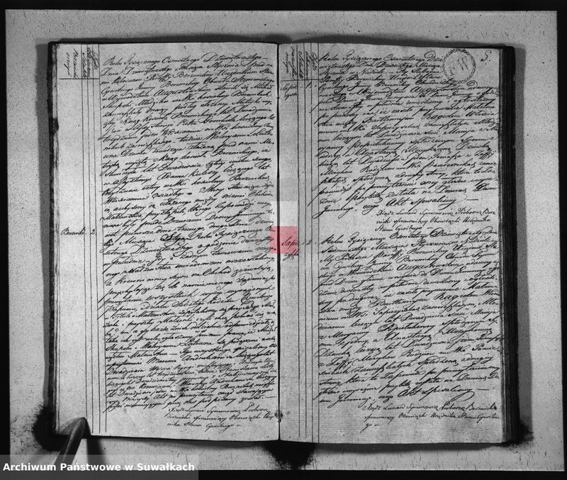 image.from.unit.number "Akta Zaślubionych od 1-o Mca Stycznia 1819. Gminy Berznickiey"