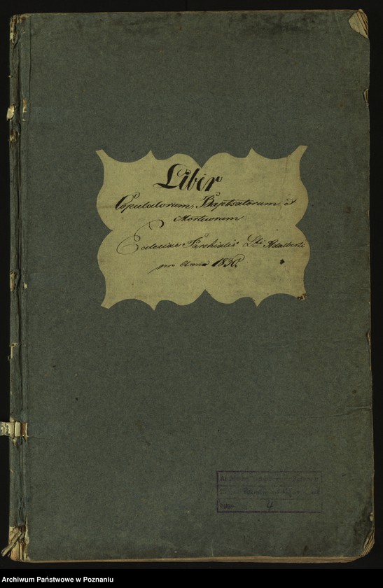 Obraz 2 z jednostki "Księga urodzeń, małżeństw i zgonów"