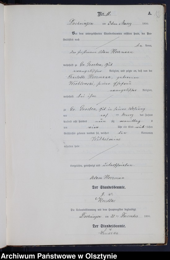 image.from.unit.number "Geburts-Nebne-Register Nr 1 - 85"