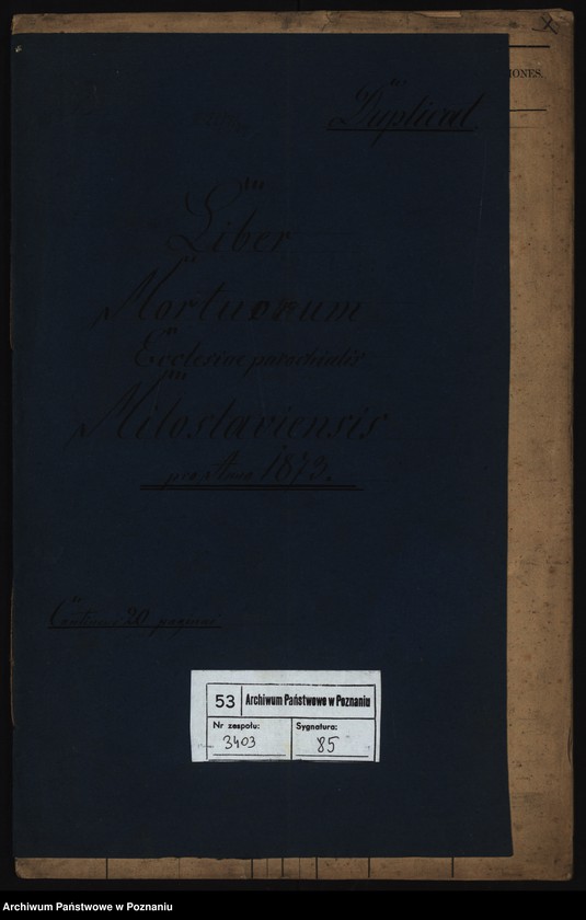 Obraz 2 z jednostki "Liber Mortuorum"