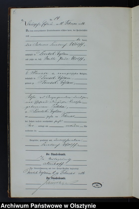 image.from.unit.number "Sterbe-Neben-Register Nr 1 - 130"