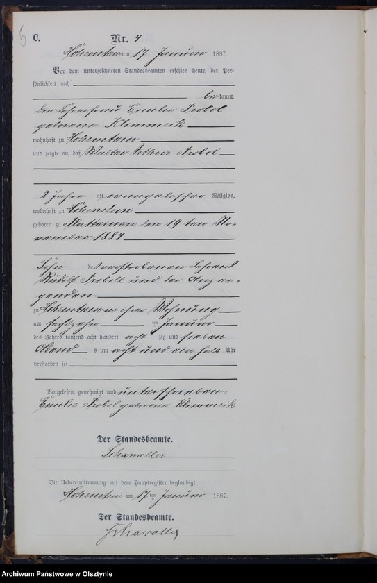 image.from.unit.number "Sterbe-Neben-Register Nr 1 - 76"