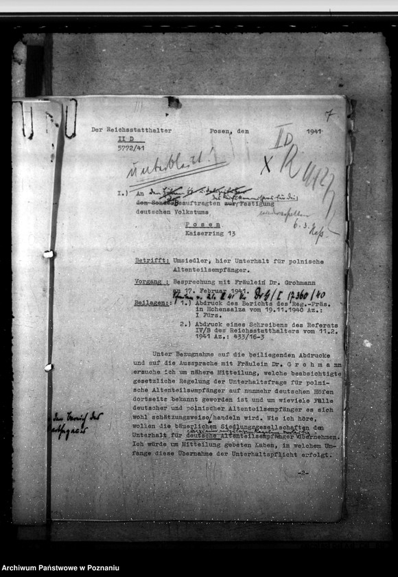 Obraz 11 z jednostki "Unterhaltspflicht für polnische ehemalige Altenteilberechtigte und polnische Landarbeiter"