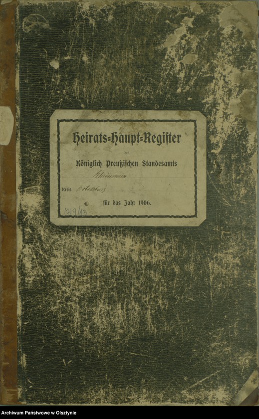 image.from.unit.number "Heiraths-Haupt-Register Nr 1 - 25"