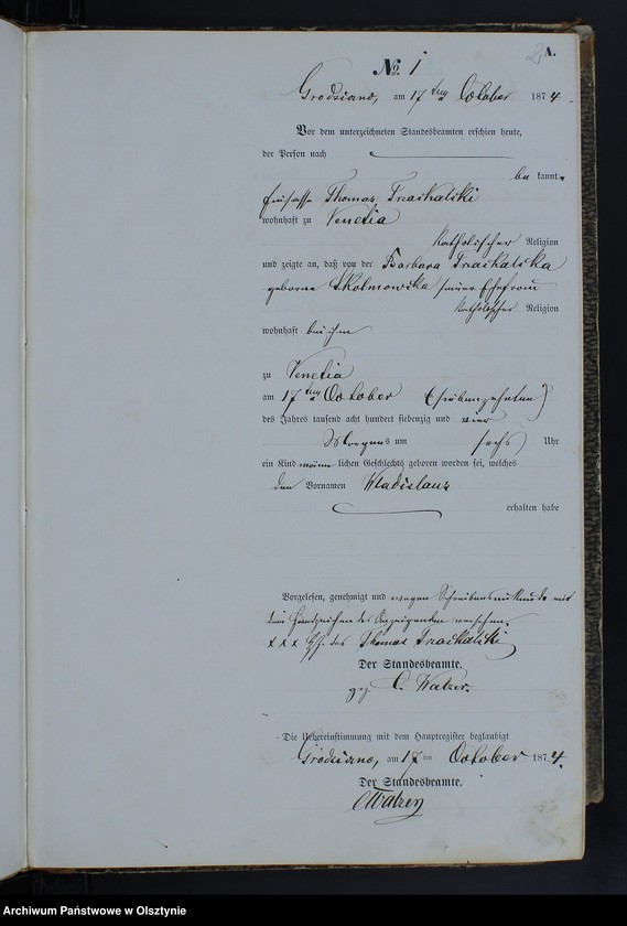 Obraz z jednostki "Geburts-Neben-Register Nr 1 - 15"