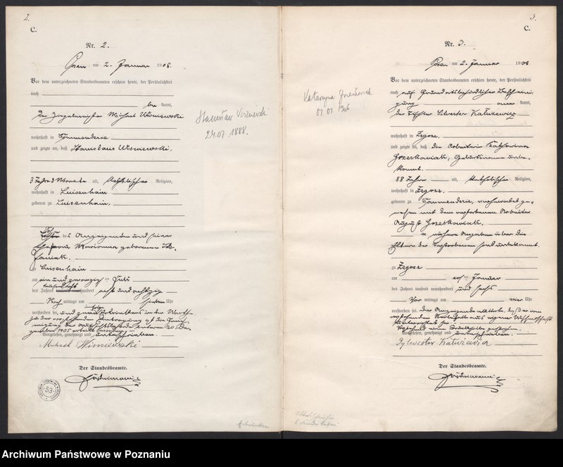 Obraz 4 z jednostki "Księga miejscowa zgonów"