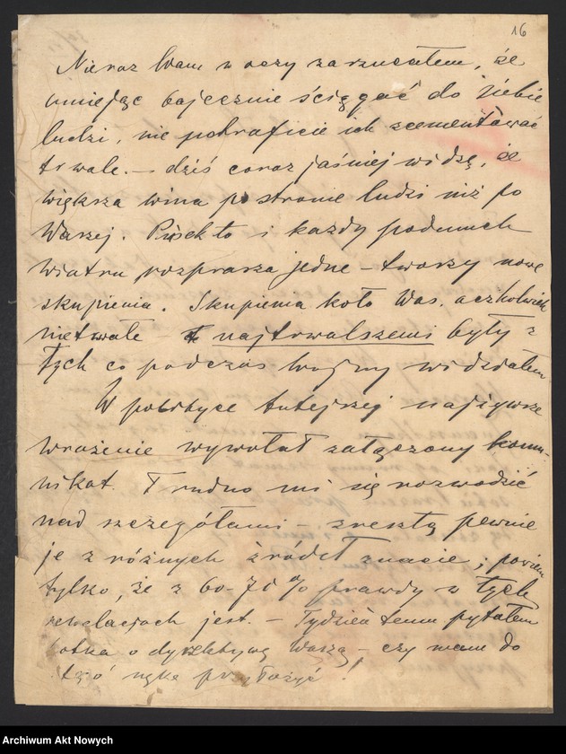 image.from.unit.number "Działalność wojskowa Władysława Sikorskiego na froncie południowo-wschodnim i wschodnim. Sprawozdanie dowództwa III Armii. Raport, projekt odezwy, wiersz, korespondencja."