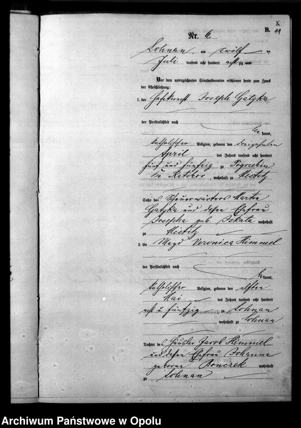 image.from.unit.number "Urząd Stanu Cywilnego Łany Księga małżeństw rok 1880-82"