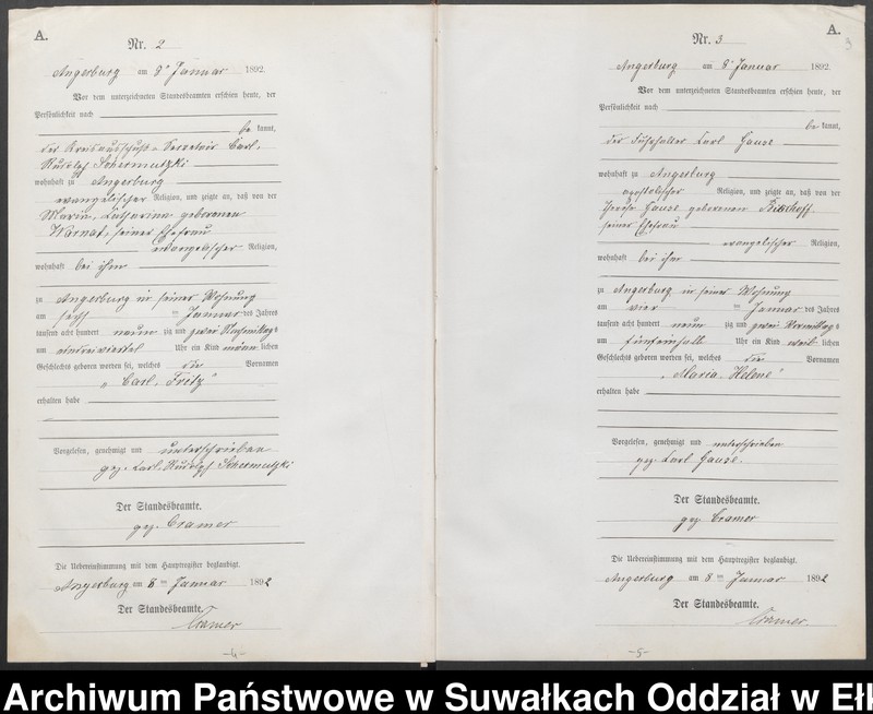 image.from.unit.number "Geburts-Neben-Register des Preussischen Standes-Amtes Angerburg Kreis Angerburg"