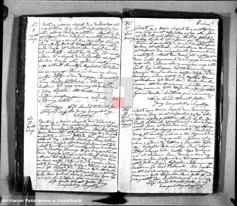 image.from.unit.number "Księga Duplikat Urodzonych, Zaślubionych i Zeszłych Urzędnika Stanu Cywilnego Parafii Ewangelickiey Sereyskiey na Rok 1835"