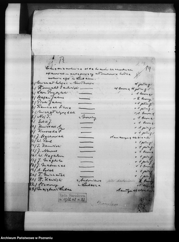 Obraz 19 z jednostki "Korespondencja w sprawie pomocy materialnej dla Kresów Wschodnich."