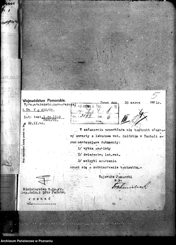 Obraz 9 z jednostki "Pow. lekarz Weterynaryjny Tuchola"