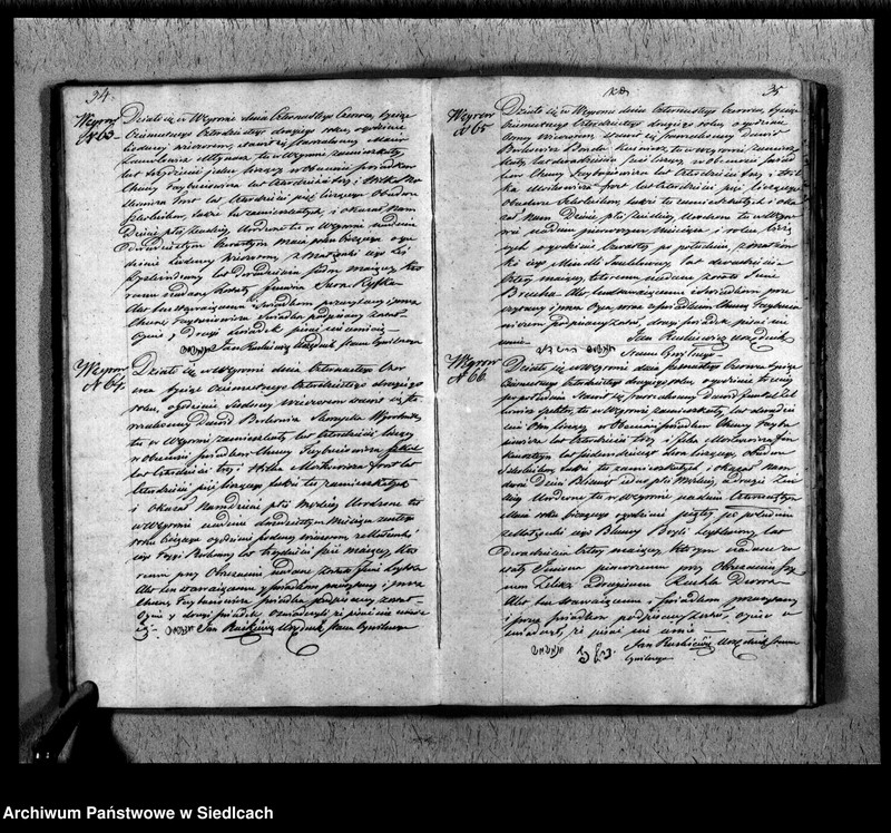 Obraz 20 z jednostki "Akta urodzeń, małżeństw, zgonów"