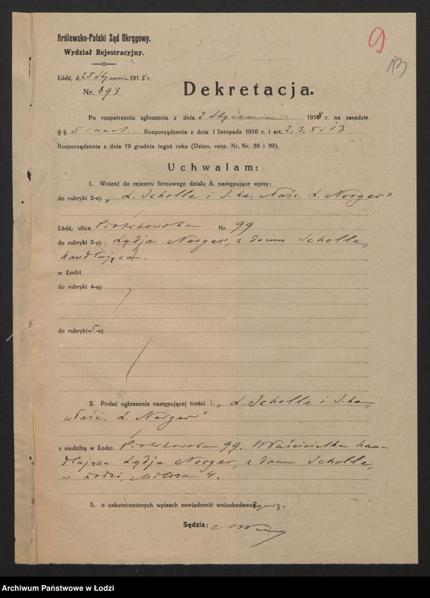 Obraz 15 z jednostki "L. Schollc i S-ka- magazyn robótek ręcznych"