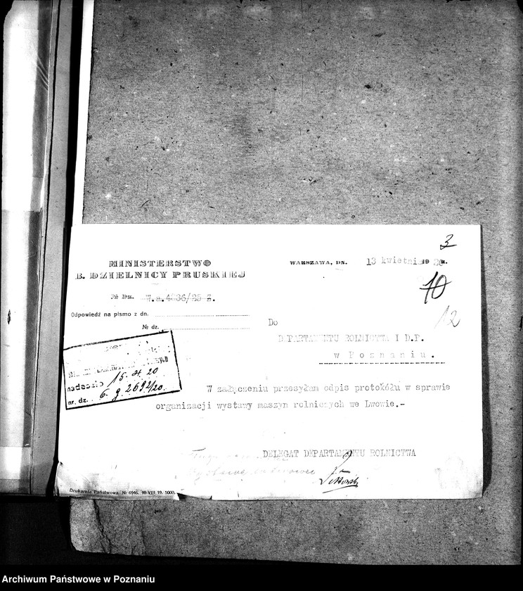 Obraz 16 z jednostki "Pługi parowe i motorowe, wystawa we Lwowie"