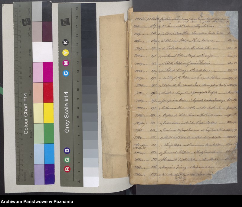 Obraz 3 z jednostki "Die von den Verlobten beigebrachten Urkunden zur Eheschliessung pro 1875"