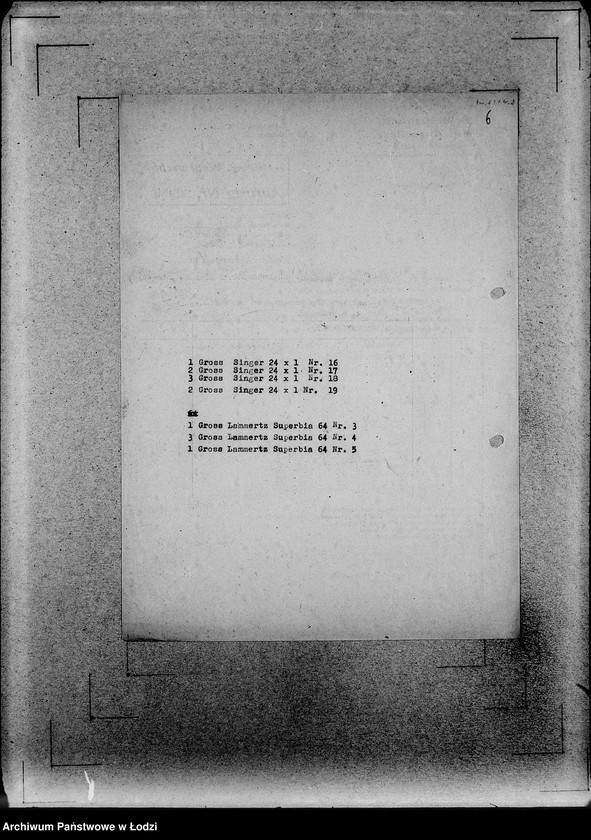 Obraz 10 z jednostki "306 Rucksack L-Z. [Korespondencja, zamówienia i kalkulacje]"