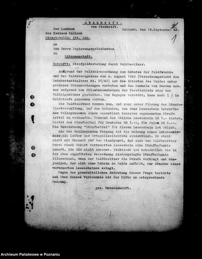 Obraz 6 z jednostki "Polizeiverordnung zum Schutze der Feldfrüchte und der Walderzeugnisse"