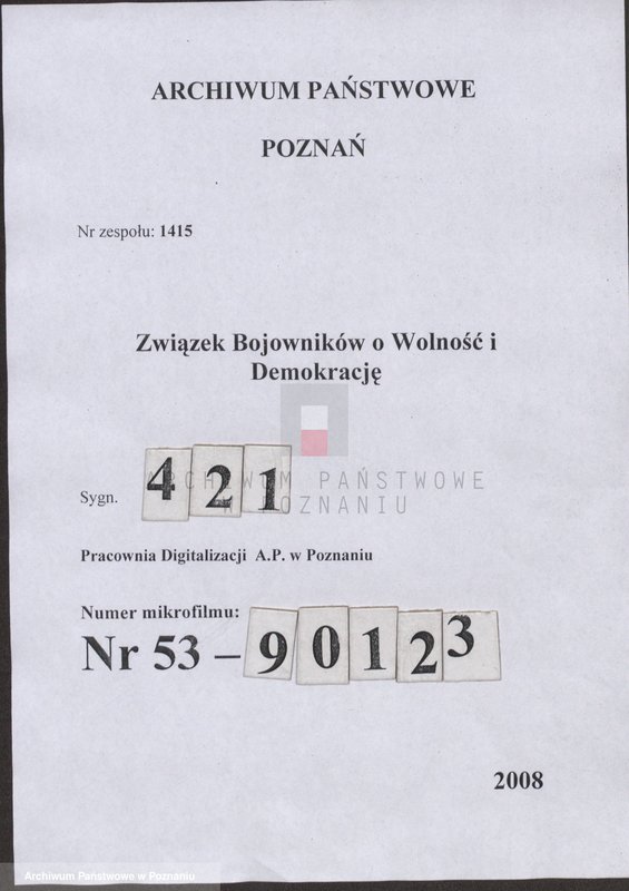 Obraz 1 z jednostki "Życiorysy powstańców wielkopolskich: J - tom lll /Jankowski Wacław - Jarząbek Wincenty/."