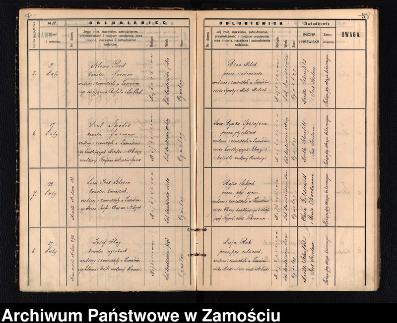 image.from.unit.number "Rejestr małżeństw"