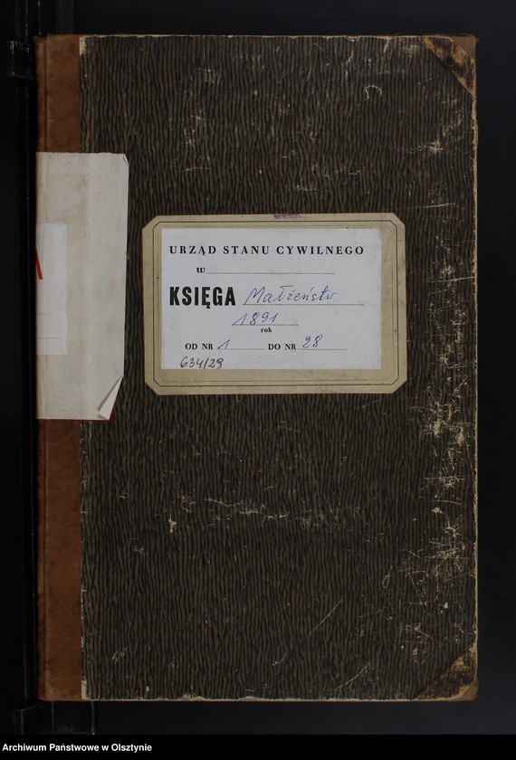 image.from.unit.number "Heiraths-Haupt-Register Nr 1 - 28"