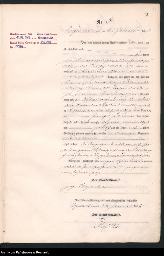 Obraz 8 z jednostki "Księga urodzeń"