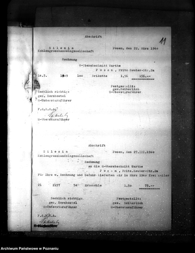 Obraz 15 z jednostki "Errichtung eines Selbstschutzes im Warthegau- Vorschuss"