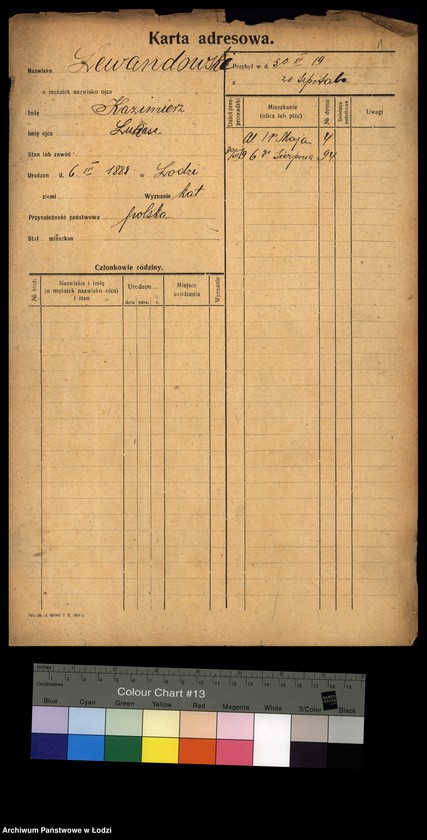 Obraz 3 z jednostki "[Spis ludności Łodzi] Lewandowski - Lewertow"
