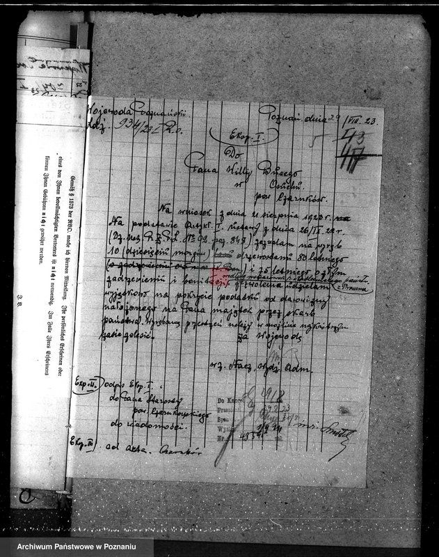 Obraz 9 z jednostki "Nadzór nad gospodarką w lasach majątku Osuch /Z. Busse/ w powiecie czarnkowskim"