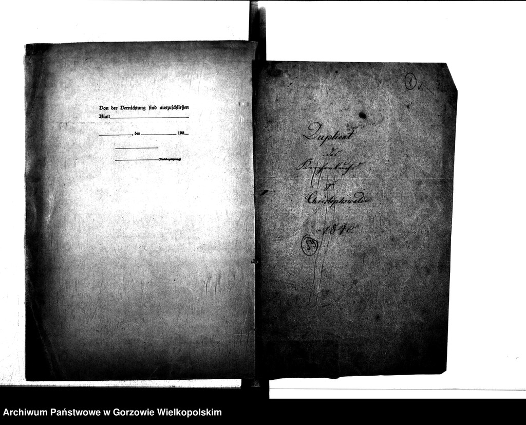 image.from.unit.number "Duplikate der Kirchenbücher von der Parochie Christophswalde"